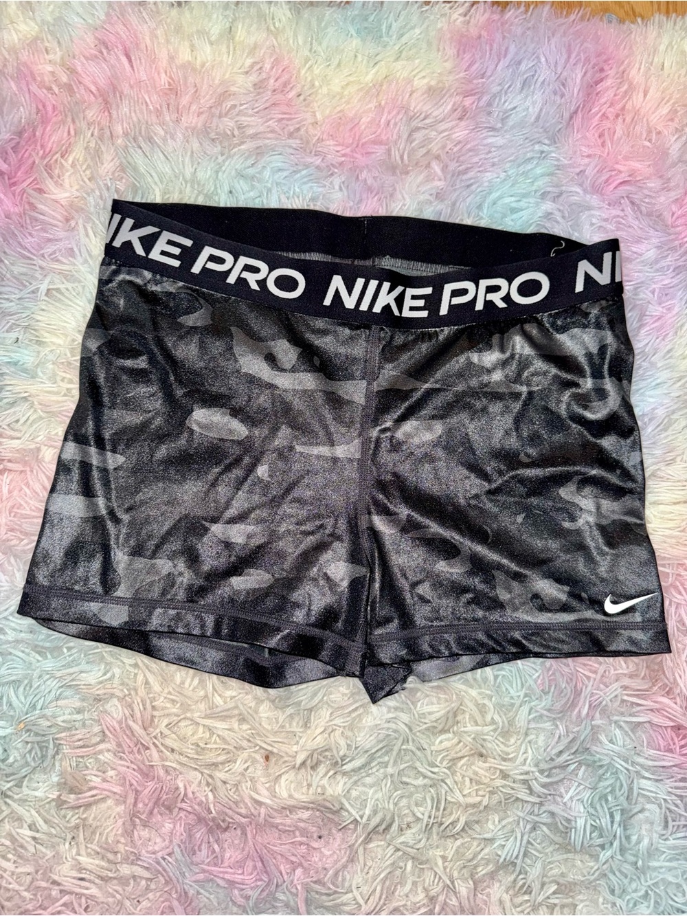 Black Camo Nike Pro Size Large
